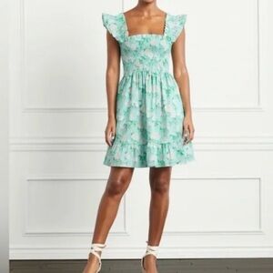 Hill House Elizabeth Nap Dress Blue Roses Poplin